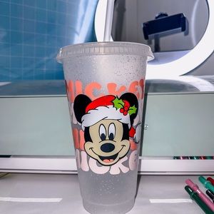 Mickey Mouse Christmas Custom cup